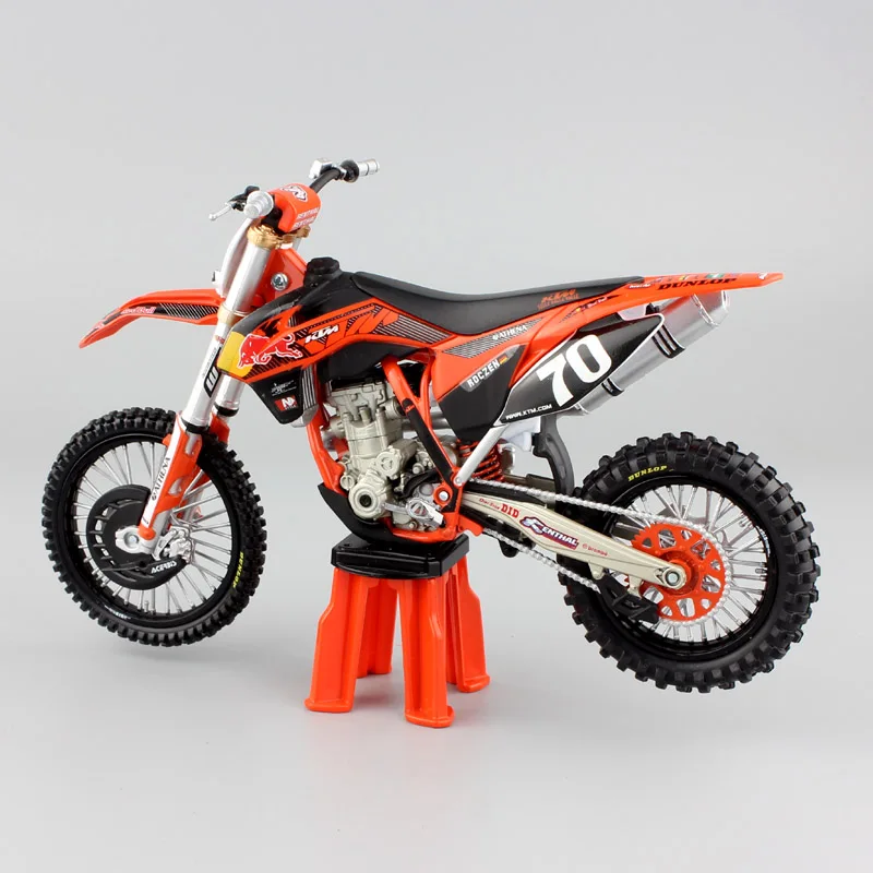1/12 весы 2012 KTM 250 SX-F № 70 racer Кен Роксен напитка red bull от производителя мотоцикла dirt bike игрушечные машинки модели Enduro