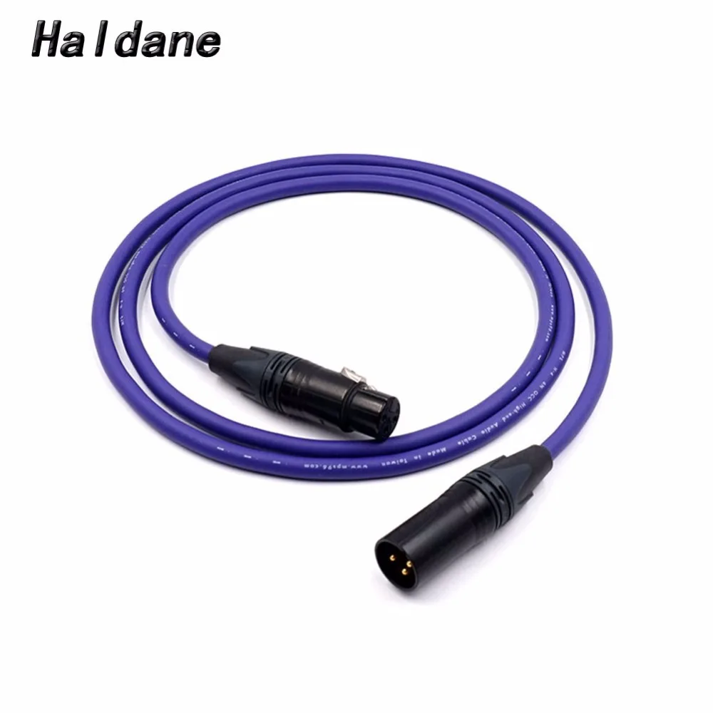 Бесплатная доставка однокристальный соединительный кабель haldan 7N OCC 3pin XLR папа к