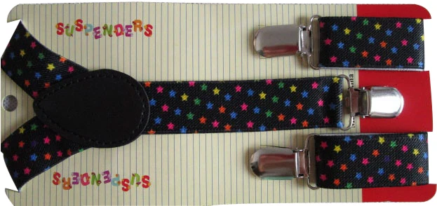 Бесплатная доставка 2018 новые модные Регулируемые Широкие Детские подтяжки с