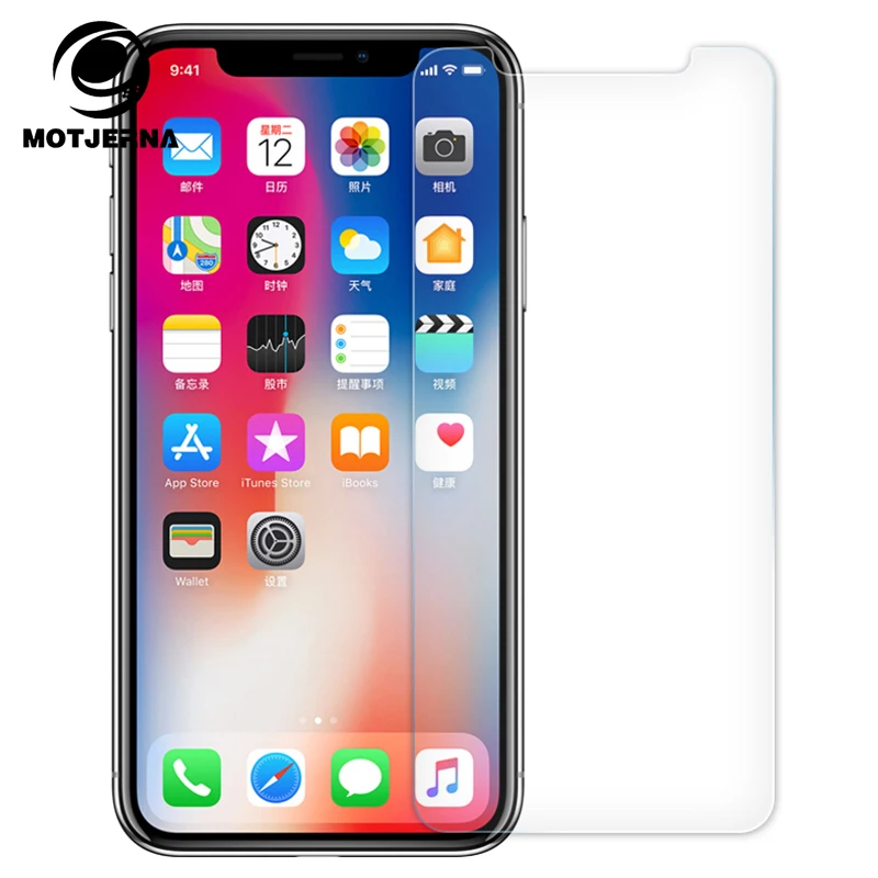 Закаленное стекло для iPhone XS Max X 8 7 4s 5 5s 5c SE 6 6s Plus Защита экрана XR защитная пленка |