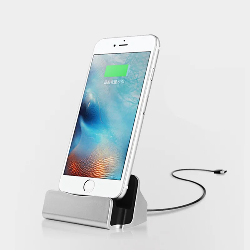 Для iPhone 8 7 6 х USB кабель синхронизации Колыбель Зарядное устройство базы для X XR XS Max