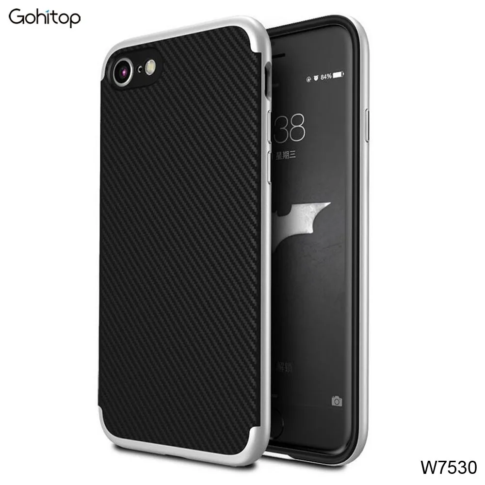 Simple Style Hybrid PC TPU Mobile Phone Case for iPhone 7 Plus |