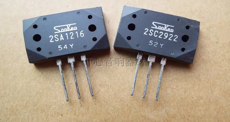 1 пара Sanken 2SA1216 2SC2922 MT 200 Silicon NPN + PNP аудиоусилитель транзистор|Усилители мощности| |