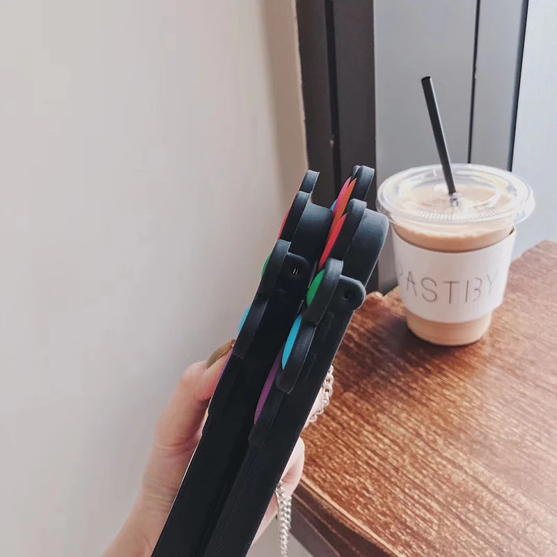 2019 чехол с подсолнухом металлическим ремешком для iPhone X XS XR MAX силиконовые чехлы