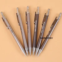 10pcs school supplies metal hand press office mechanical pencils 0 5mm