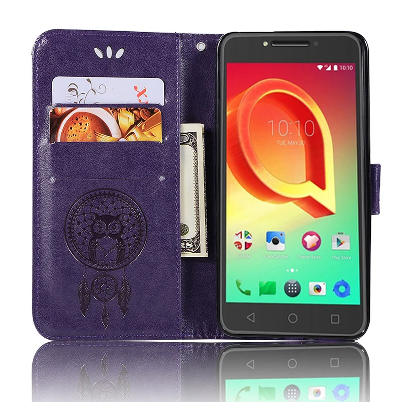 Флип-чехол из искусственной кожи для Alcatel A5 Led 5085D 5085Y | Мобильные телефоны и