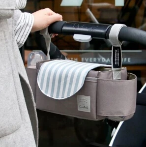D Universal Buggy Baby Pram Organizer Bottle Holder Stroller Caddy Storage Bag Child A ccessories 350*120*120mm - Цвет: D