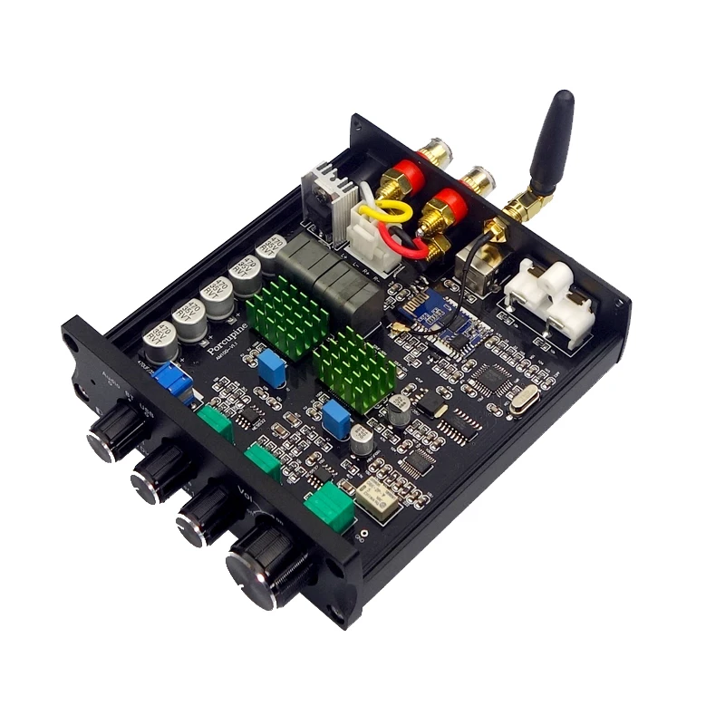 Bluetooth 5 0 TPA3116D2 100W + QCC3003 PCM5120A PCM2760 NE5532 независимое декодирование цифровой ЦА