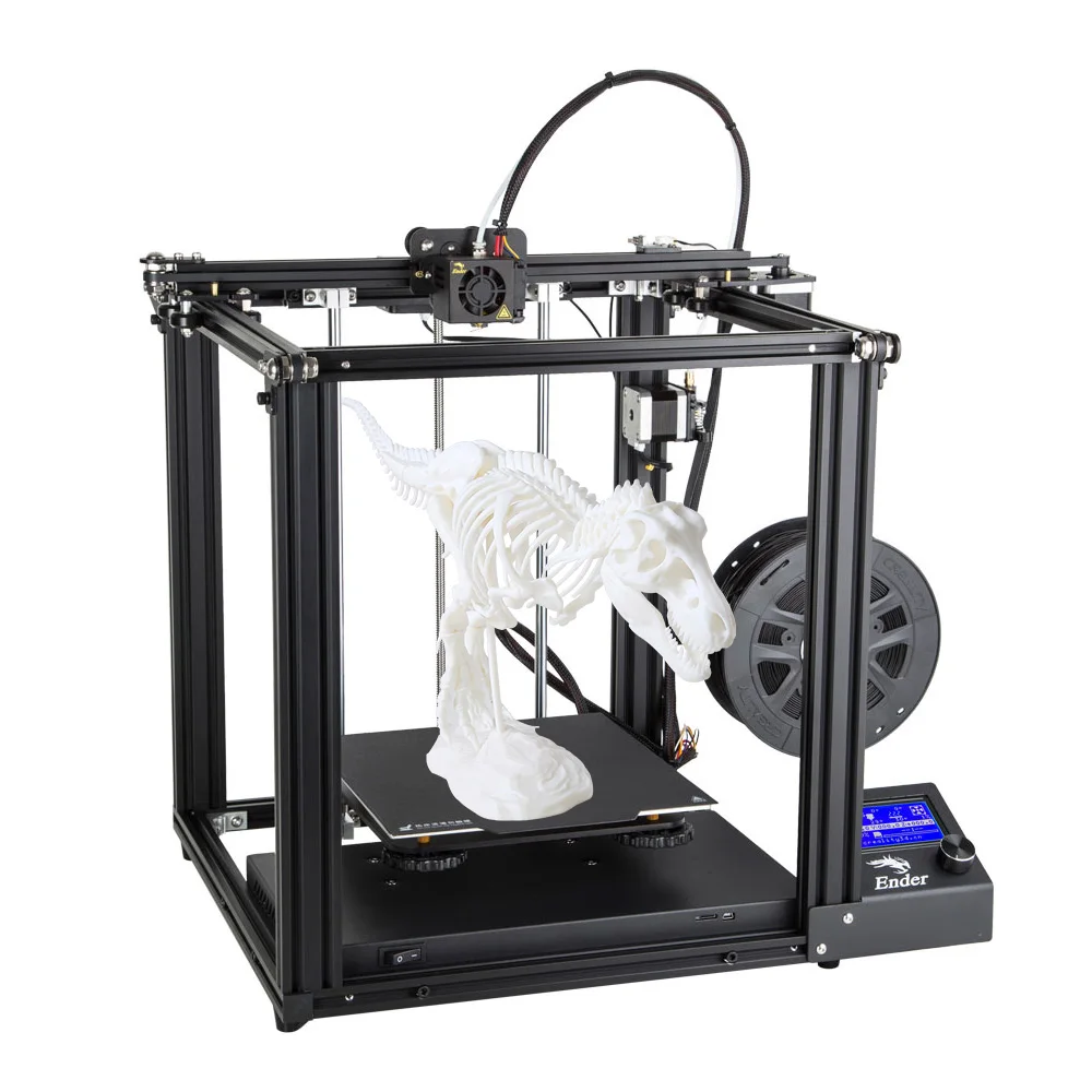 Creality 3D Ender-5 3d принтер DIY комплект алюминиевый профиль макс 180 мм/сек. Поддержка печать с 8 Гб TF карта и PLA нить 200 г