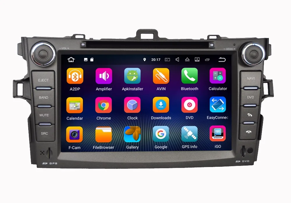 RoverOne для Toyota венчик Альтис Android 7 1 Авторадио автомобильный gps ГЛОНАСС медиа центр