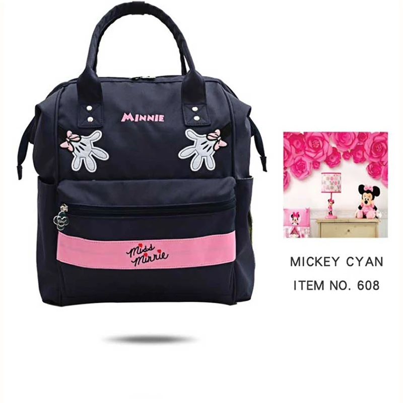 Disney Детские Пеленки сумки большой емкости Мумия Mochila Материнство подгузник коляска сумка изоляция водонепроницаемый рюкзак для путешествий