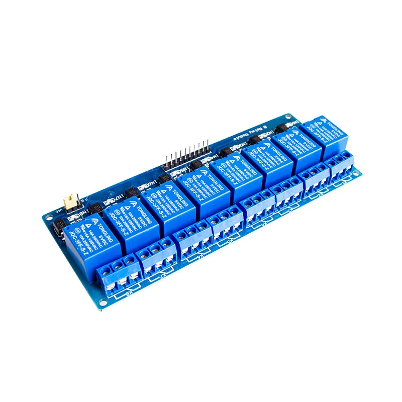 1 шт./лот 5 В 8 реле канала совета модуль для Arduino PIC AVR MCU DSP ARM Электронный 100% Новый