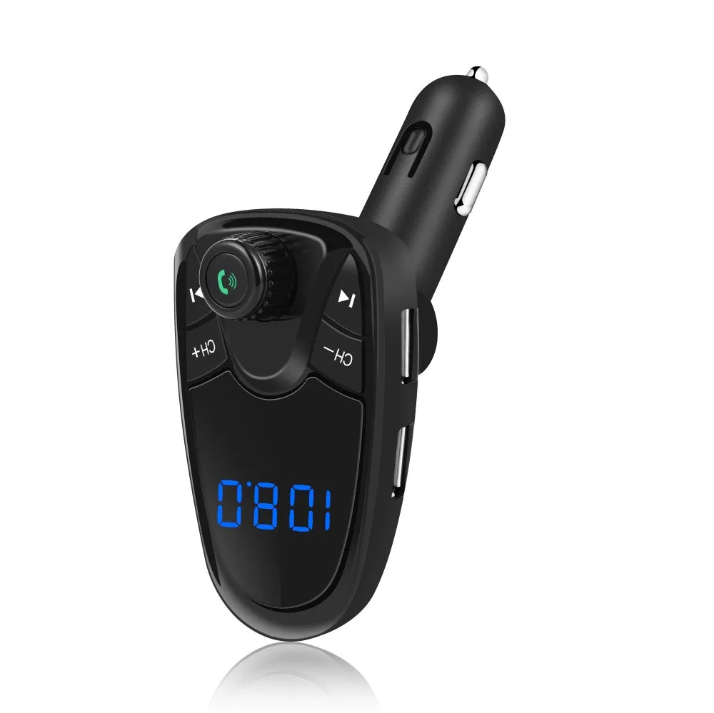 Bluetooth FM Transmitter MP3 Players Modulator Handsfree Car Kit 5V 2.1A Dual USB Charger | Электроника