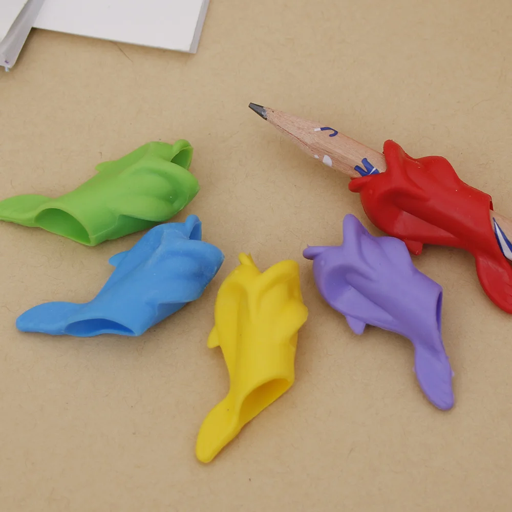 

5pcs Learning Partner Children Students Stationery Pencil Holding Practise Device for Correcting Pen Postures Grips Free Ship