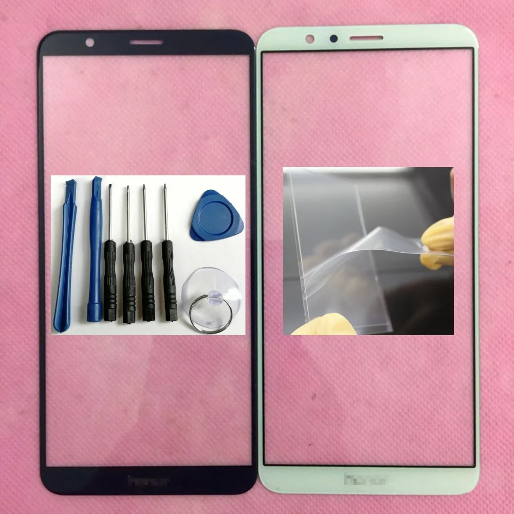 Shyueda 100% New + OCA Tool For Huawei Honor View 10/V10 BKL-AL20 5.99&quot Outer Front Screen Glass Lens | Мобильные телефоны и