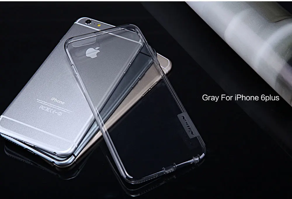 Для iPhone 6 iPhone 6S Plus чехол NILLKIN Ультра тонкий прозрачный мягкий Силиконовый ТПУ чехол для телефона s чехол для Apple iPhone 6 plus