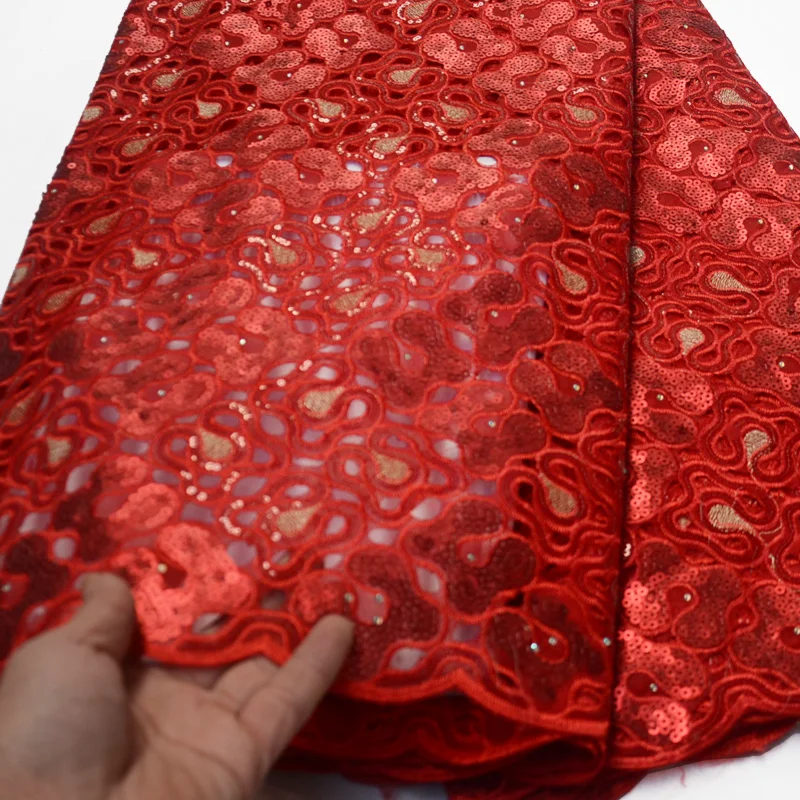 5 ярдов/шт) Высококачественная Бирюзовая зеленая африканская ручная кружевная