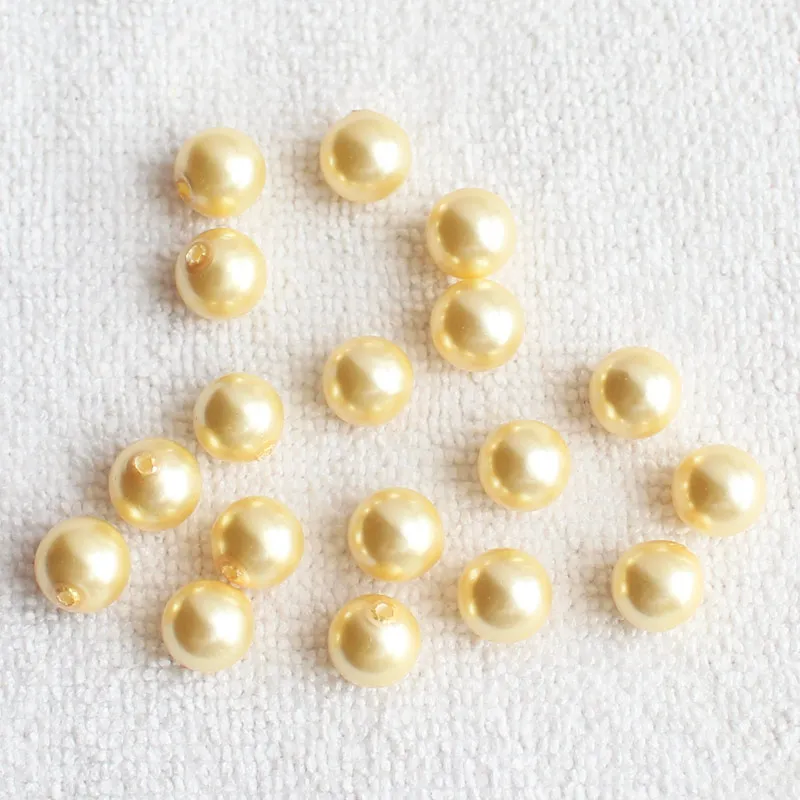 Полупросверленные круглые бусины 8 мм 20 шт. для изготовления ювелирных изделий