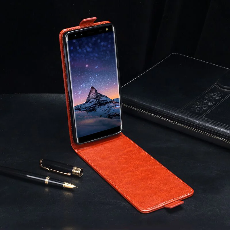 Чехол IDEWEI для Leagoo S8 Роскошный кожаный флип чехол задняя крышка чехлы Обложка|phone