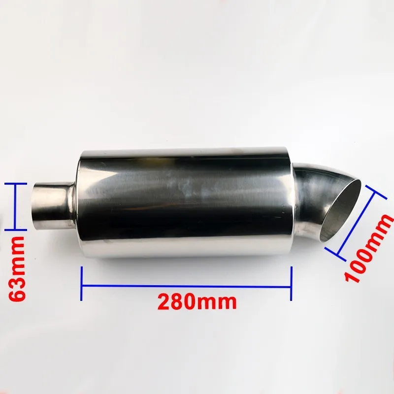 SALBEITECH автомобильный глушитель, Размер 2,"* 3,5" 2,"* 4" 2,"* 4,5" "* 3,5" "* 4" "* 4,5" Авто выхлопная труба