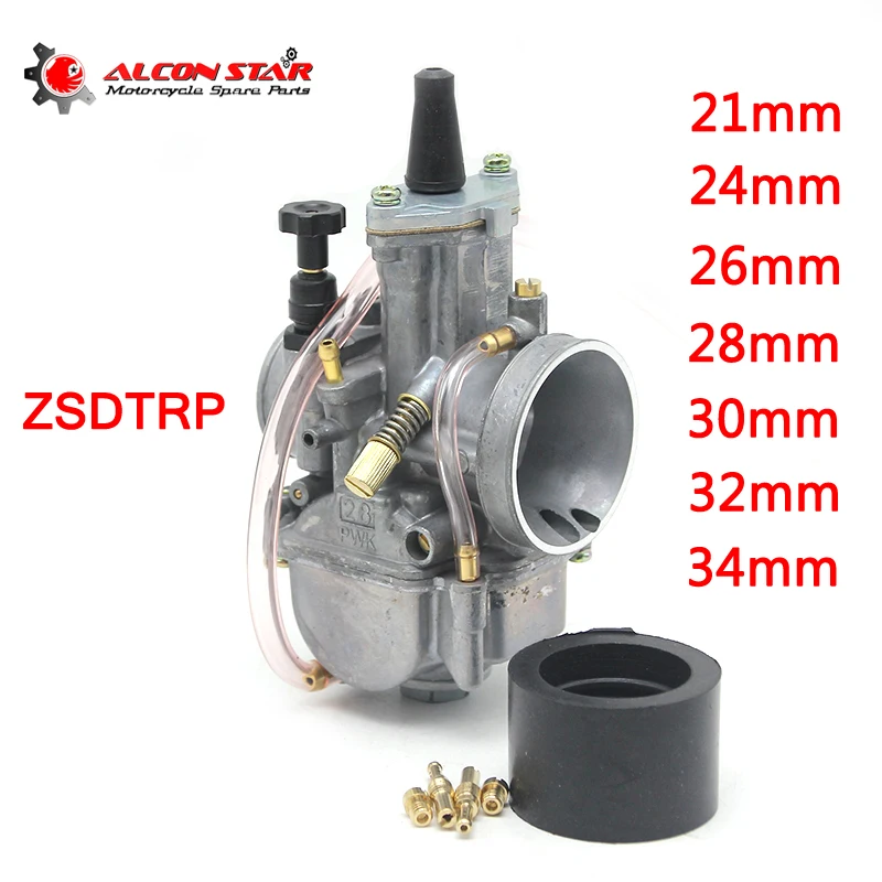 Модифицированный карбюратор Alconstar PWK 21 24 26 28 30 32 34 мм для двигателя 2T 4T гоночный