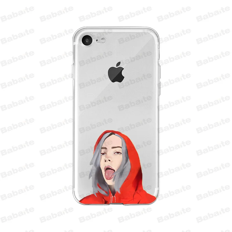 A17 Babaite Billie eilish rainbow blohsh глаза океана Мягкий ТПУ силиконовый чехол для телефона iPhone X 5 5S SE 6 6splus 7 8 Plus XS MAX XR - Цвет: A17