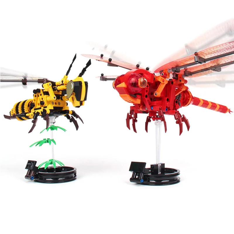 330 шт детские игрушки имитация насекомых пчела сделай сам красная модель