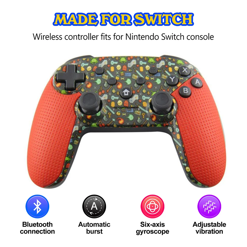 WUIYBN переключатель Pro контроллер беспроводной Bluetooth геймпад NS Джойстик для nintendo lite игровой автомат/ПК/Android/пара