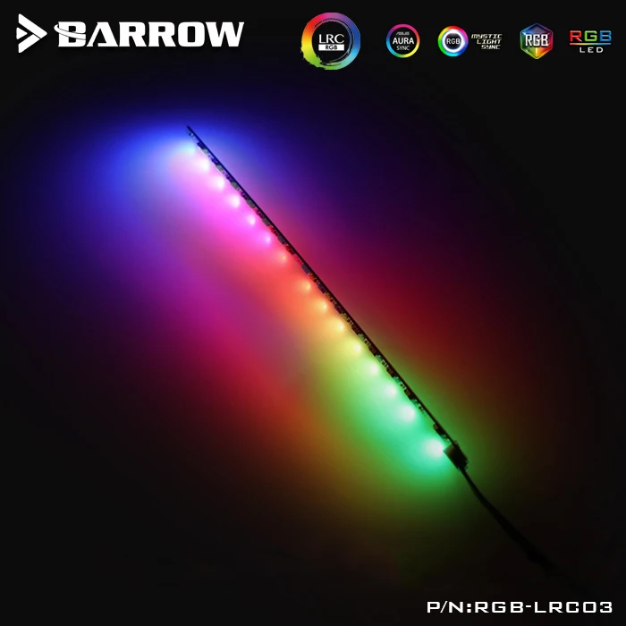 Barrow 5V разноцветная Светодиодная лента RGB для блока графического процессора