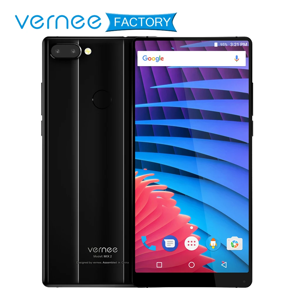 Vernee MIX 2 6GB 64GB 18:9 мобильный телефон FHD + 2160*1080 4200 мАч MTK6757 восьмиядерный отпечаток