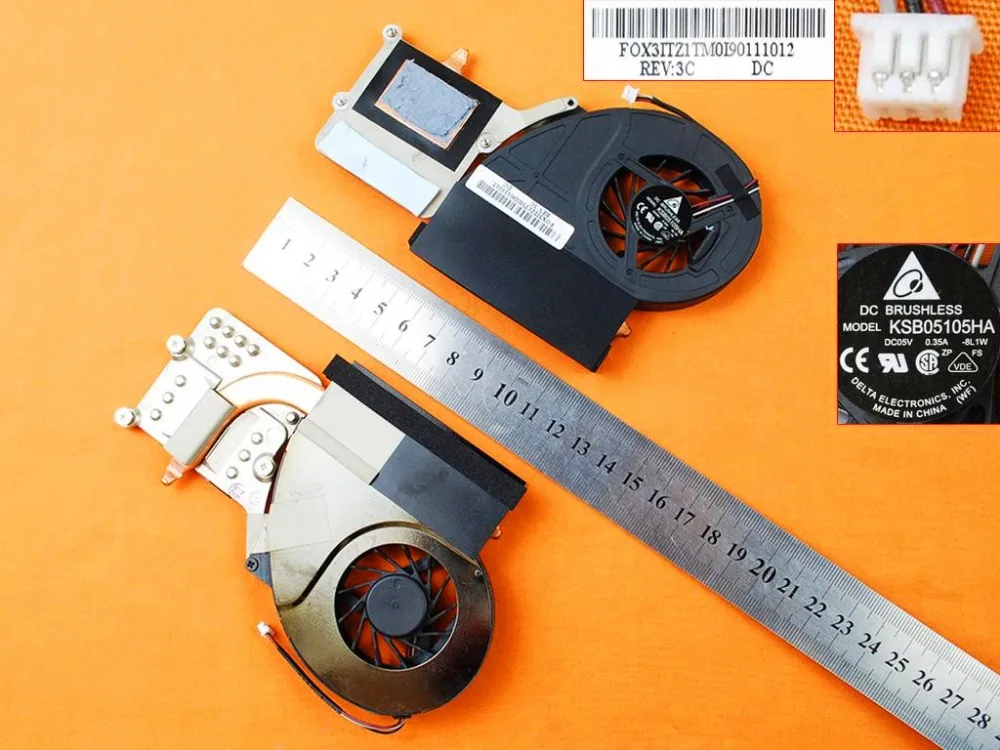 

New Laptop Cooling Fan For Toshiba P500 P505(Heatsink) PN:3ITZ1TM0I90 KSB05105HA-8L1W Replacement Repair Notebook LCD LVDS CABLE