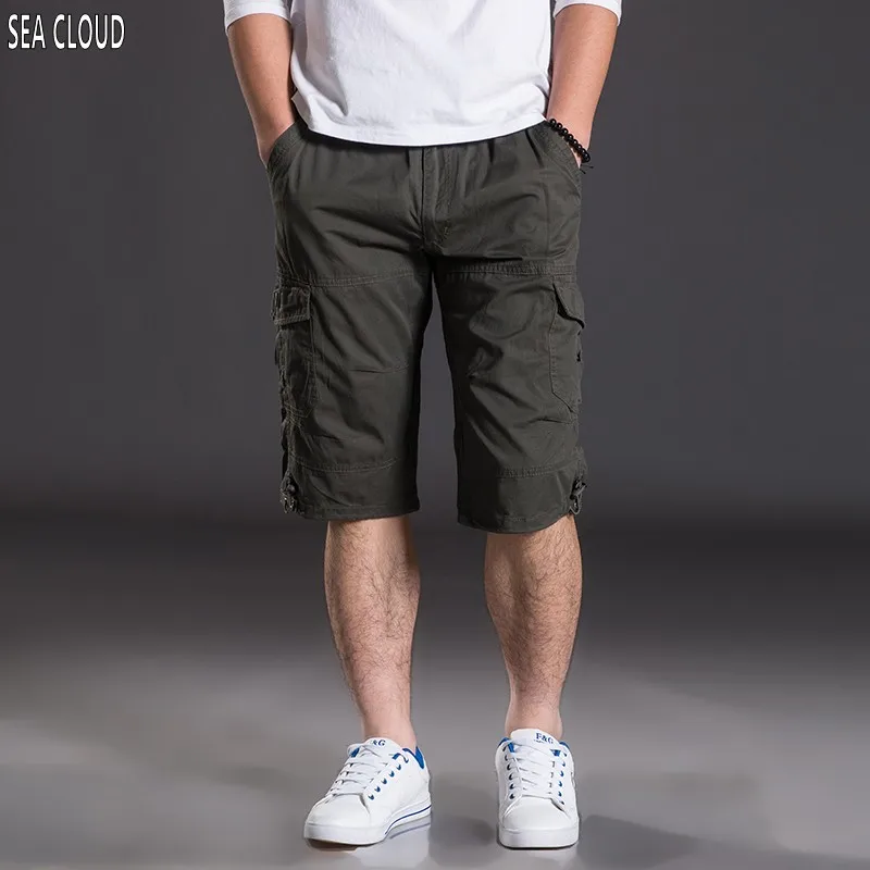 

82 Free shipping shorts male casual knee-length hiphop plus size army green short trousers M 3xl 6xl 7x l 8xl shorts men