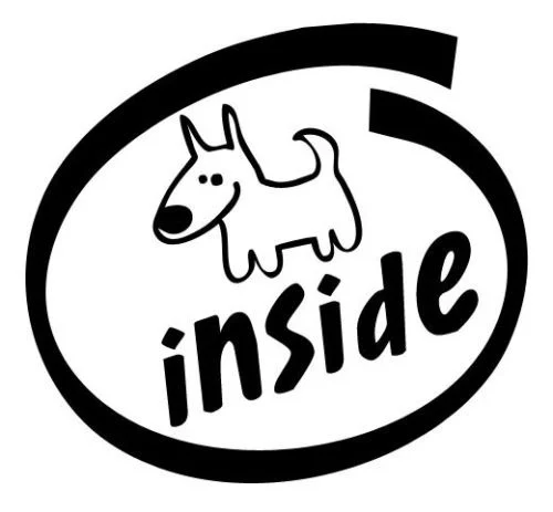 Виниловые наклейки для собак внутри Intel Inside Lover Geek|Наклейки на автомобиль| |