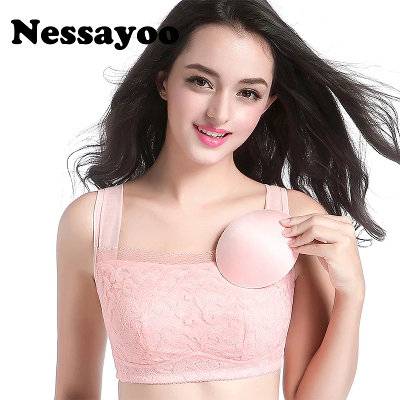 

Женский бесшовный бюстгальтер Nessayoo, бесшовный бюстгальтер с полной чашкой и принтом, размеры 34, 36, 40, 42ABC, мягкий кружевной жаккардовый спальный жилет, топы, бюстгальтер