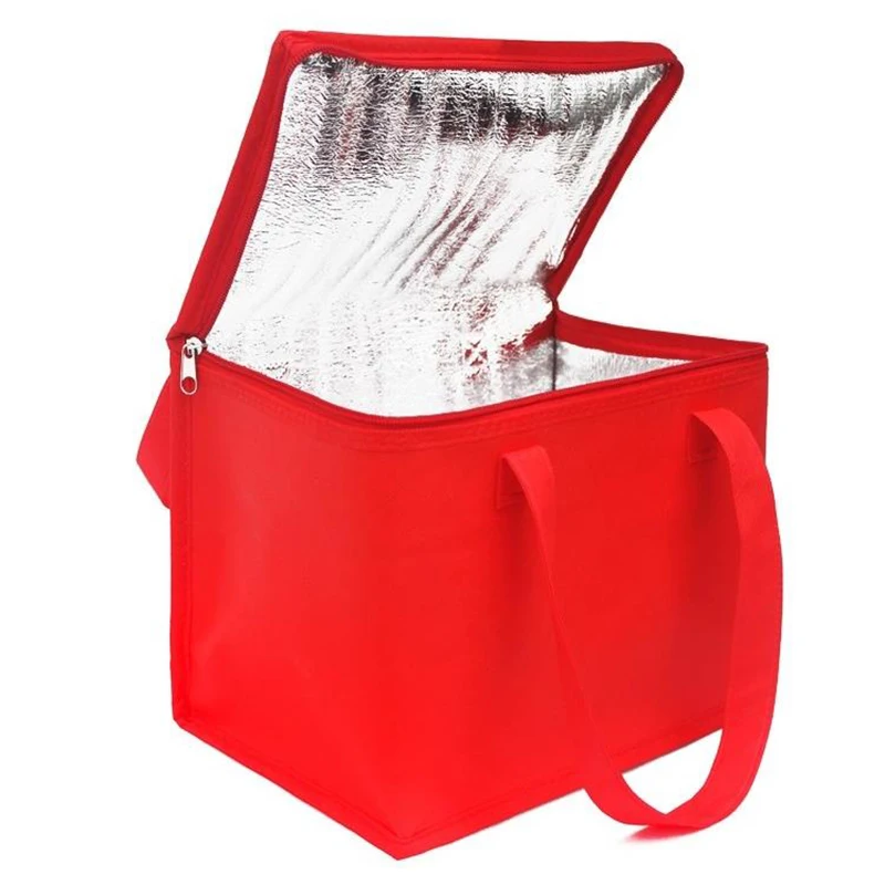 Foldable Large Cooler Bag Portable Food Cake Insulated Bag Aluminum Foil Thermal Box Waterproof Ice Pack Lunch box Delivery Bag