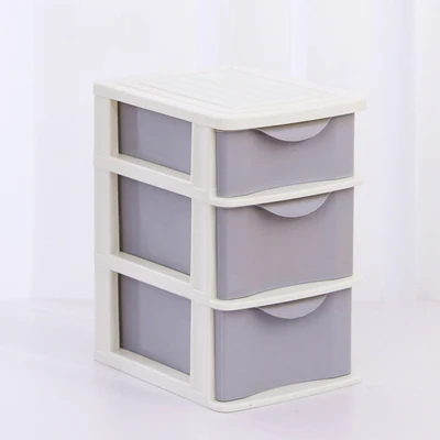 Storage Box E MSJO коробка для хранения Организатор разное для офиса Desktop/Кухня/Ванная комната PP небольшой ящик Multi Слои Пластик хранения Коробки бункеров - Цвет: Storage Box E