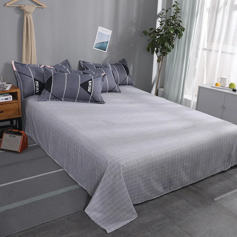 Polyester Cotton Pastoral Flower Cartoon Style Bedding Bed Linen Sheet Duvet Cover Pillowcase 4Pcs Sets/Queen Size | Дом и сад