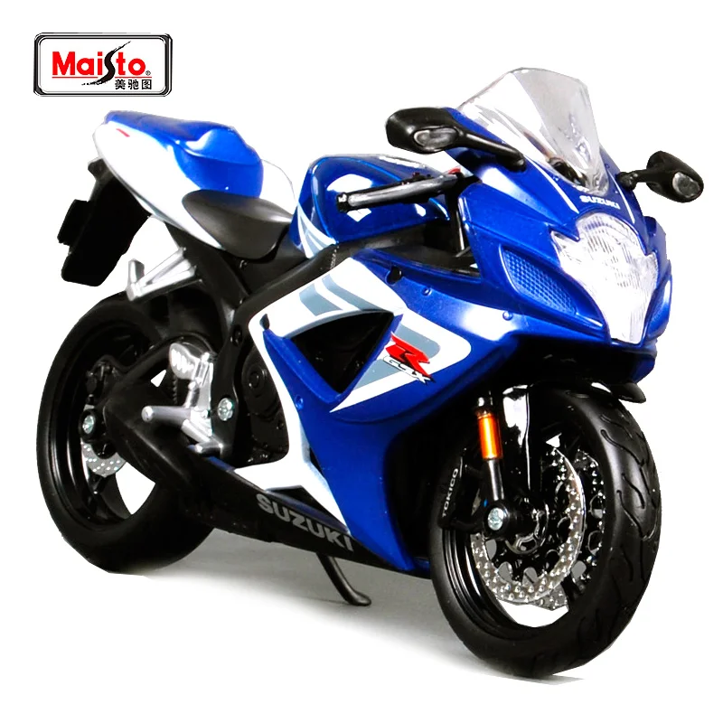 Мотоциклетная модель велосипеда Maisto 1:12 SUZUKI GSX R750 бесплатная доставка с номером