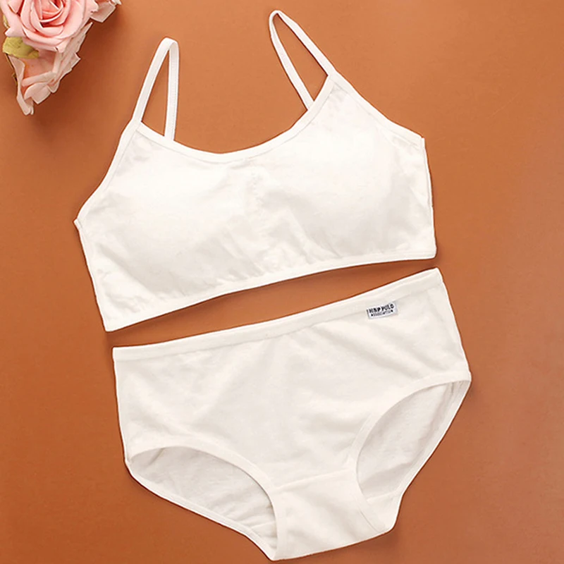 Комплект нижнего белья из бюстгальтера жилета и трусов|bra style|vest brabrassiere bra |