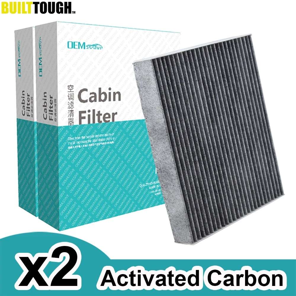 

2x Car Pollen Cabin Air Conditioning Filter Activated Carbon DG9H-18D483-BA For Ford Galaxy Mondeo Fusion S-Max 2015 2016 2017