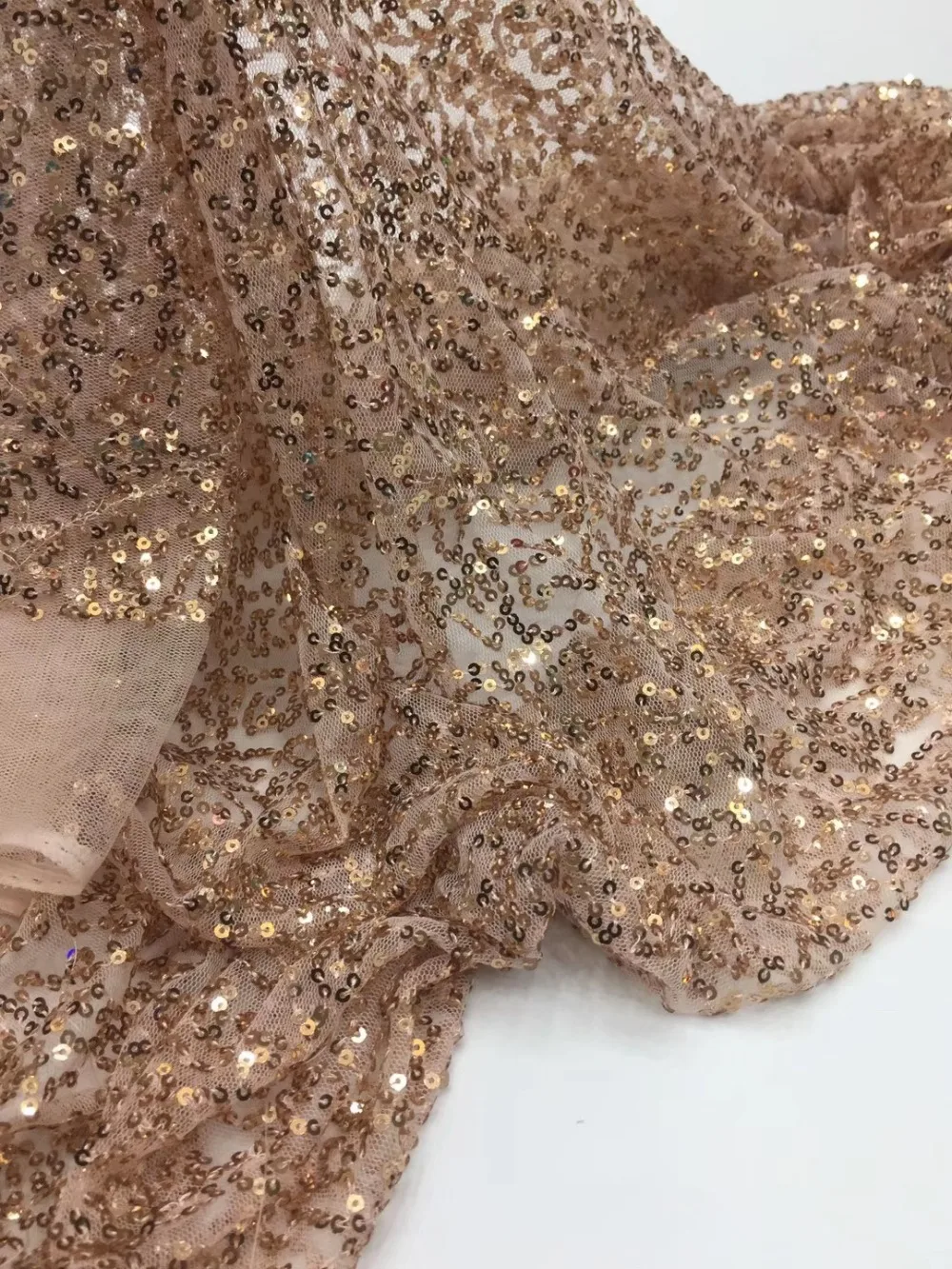Новинка блестящая ткань с блестками на сетке кружевная для платья одежда платье