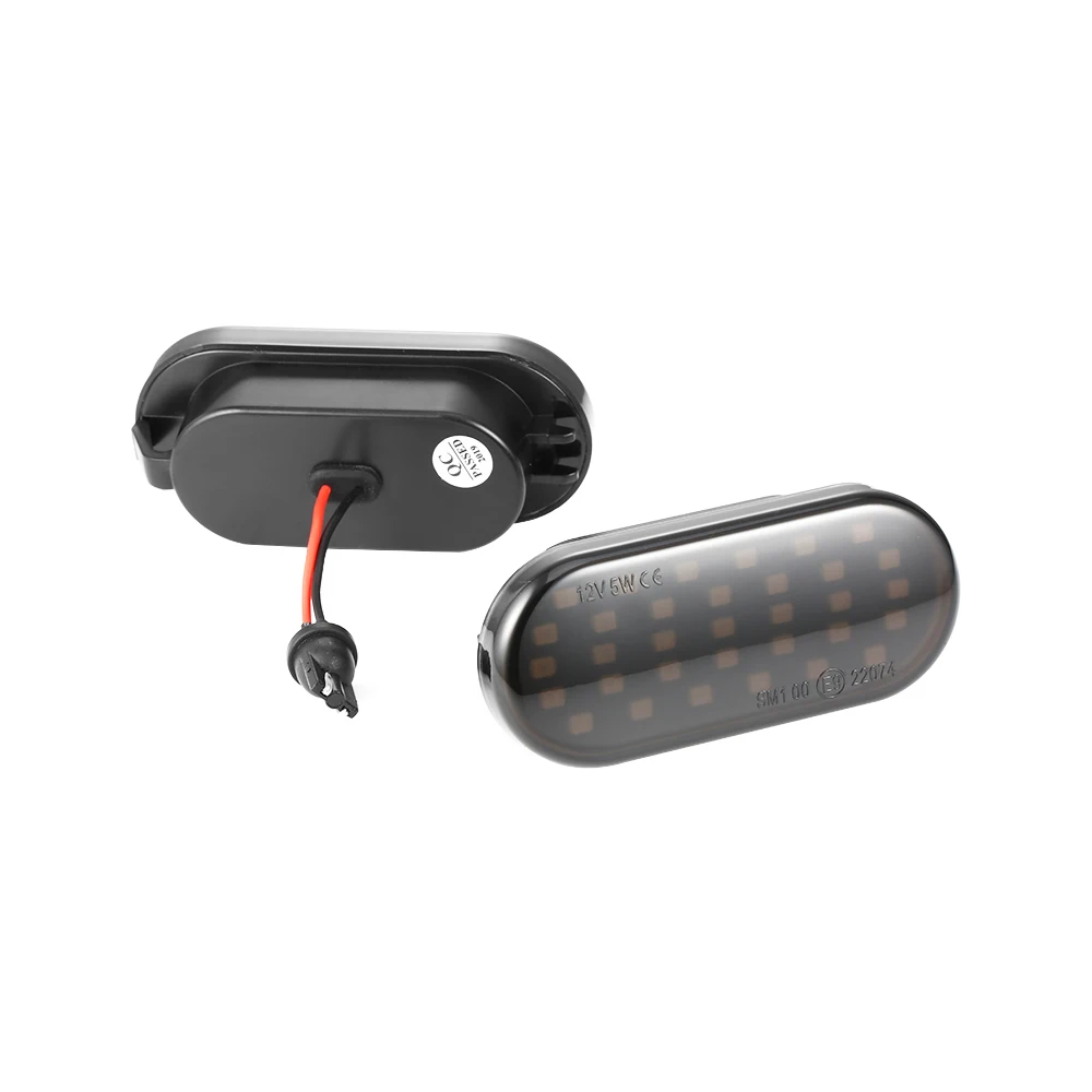 2 шт. светодиодный динамический боковой маркер для VW Golf 3 4 Passat Polo, Ford Focus SEAT Leon Ibiza Skoda Octavia, светильник указателя поворота, крыло, светильник
