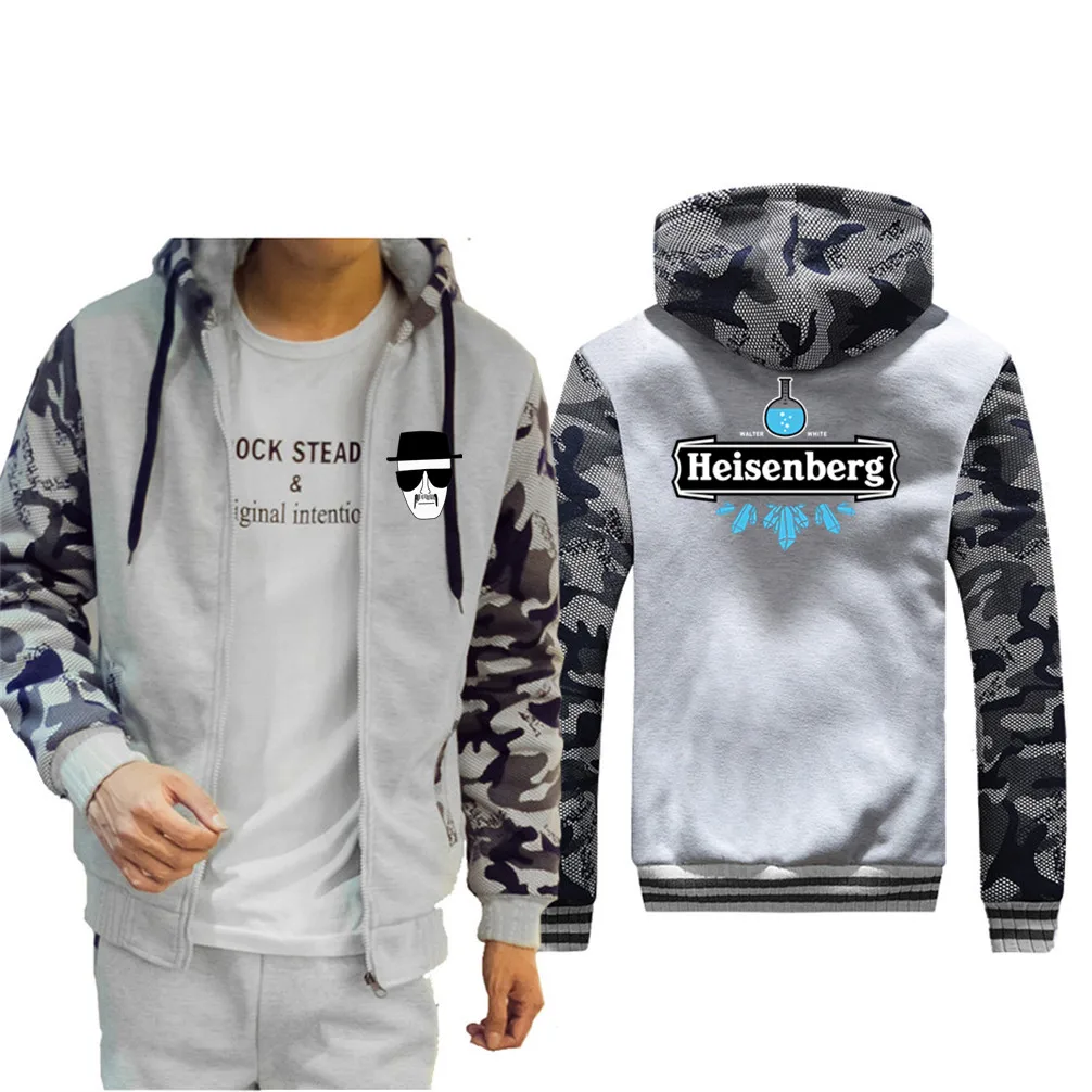 Heisenberg Walter break Bad Camouflage 2019 локомотивная куртка-бомбер мужская vestes hommes | Мужская