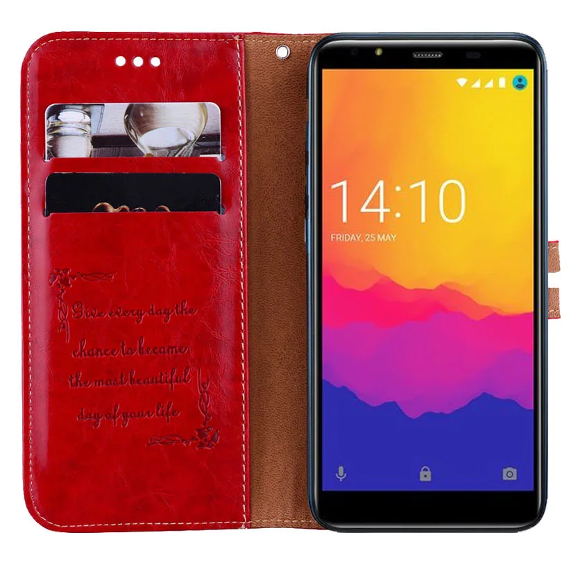 Роскошный нескользящий Чехол-бумажник из искусственной кожи для Prestigio Muze E5 LTE Book