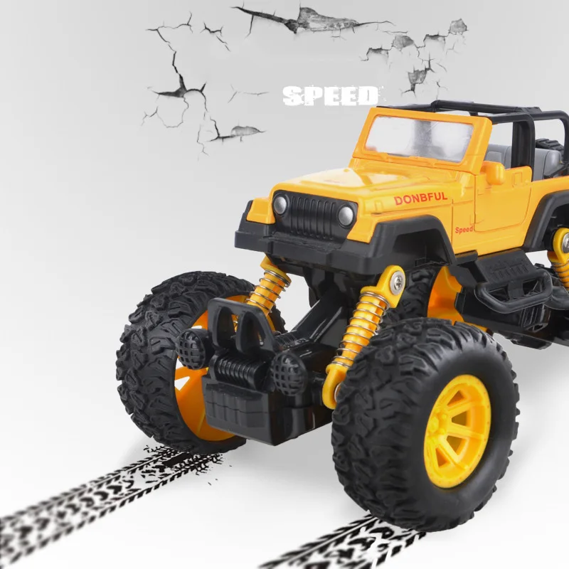 2018 New Diecast Cars Bus Pickup 1:26 4WD Alloy Big Wheels Shock Resistant Inertia School Die Cast Model Buggy Toy Car Truck | Игрушки и