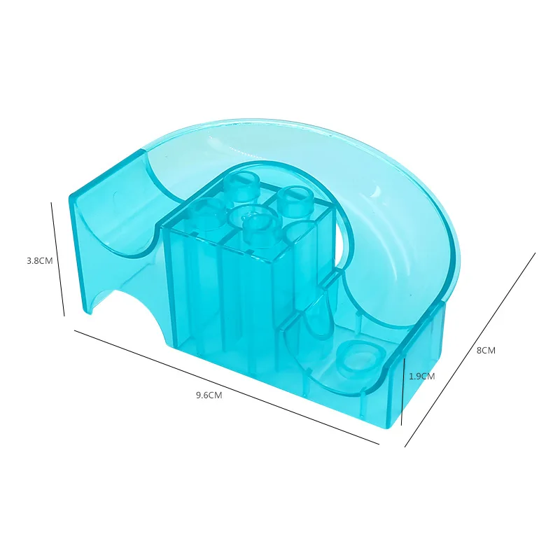 Блокировка Duplo слайд кирпичи большой размер MOC Одиночная распродажа DIY