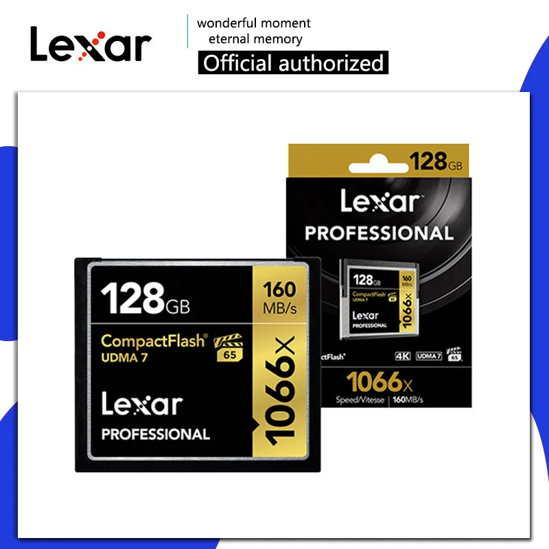 Lexar 1066X Compact Flash 160M карта памяти 32 64 128 ГБ cf-карта 256 ГБ 128 Гб 64 ГБ 32 ГБ флеш-карта памяти Carte Memoire для камеры