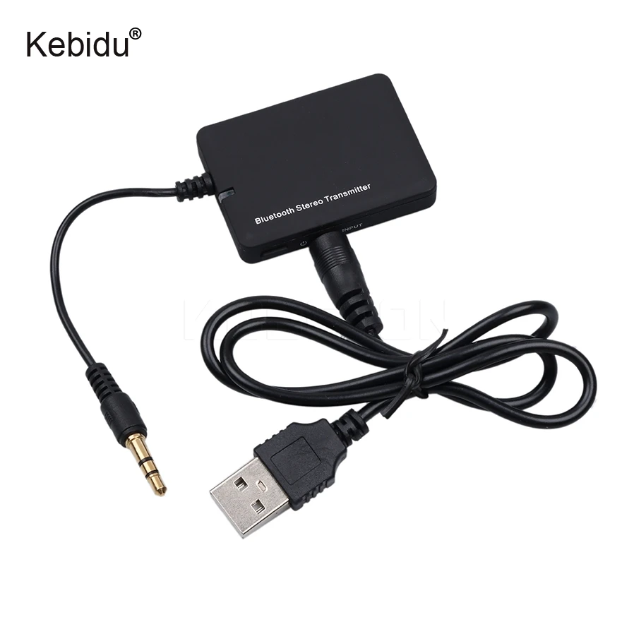 Kebidu Новый 3 5 мм Jack передатчик Bluetooth универсальный аудио A2DP стерео Dongle адаптер для