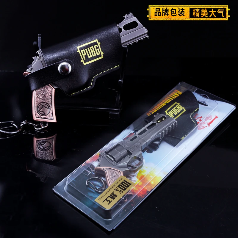 PUBG R45 игры Playerunknown's боя брелок оружие модельный из цинкового сплава цинковый