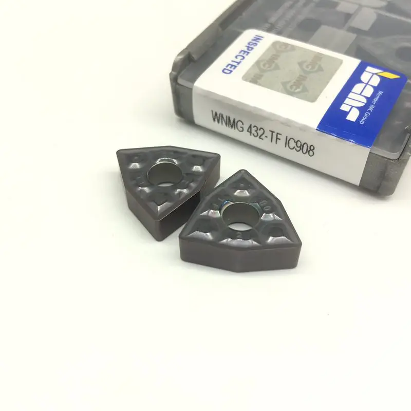 SHR 10pcs WNMG 432-TF IC907/ IC908 WNMG080408 TF IC907 cutter carbide inserts External Insert Cutting Tool turning tools | Инструменты